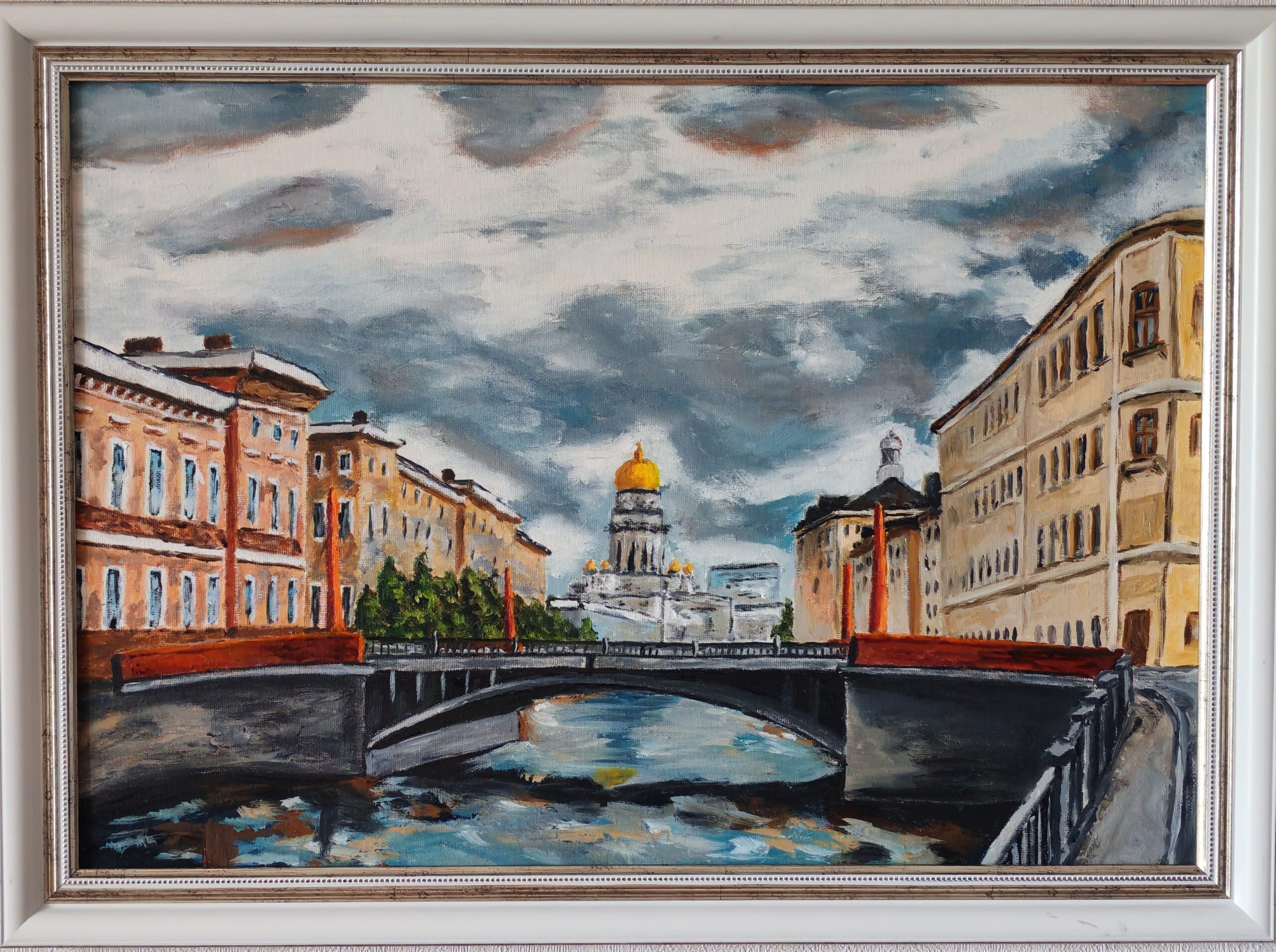 «Поцелуев мост» холст, масло, 35х50, 06.2026