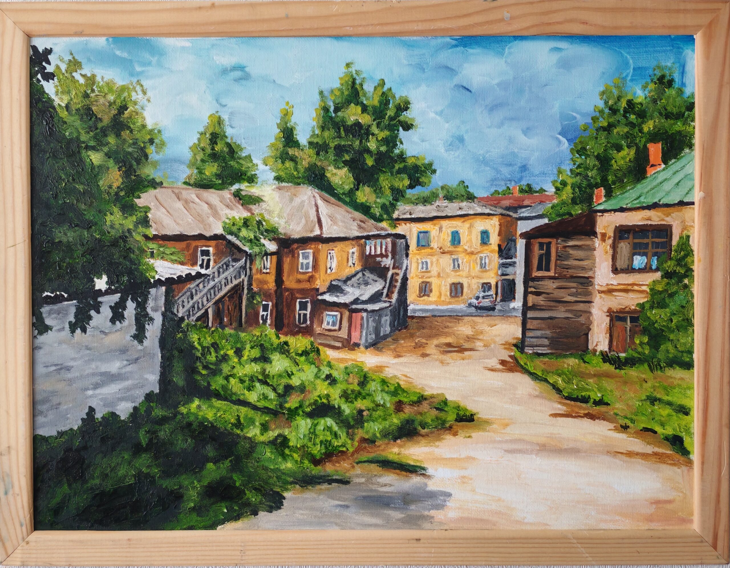 «Где-то в Краснодарском крае» холст, масло, 30х40, 06.2026