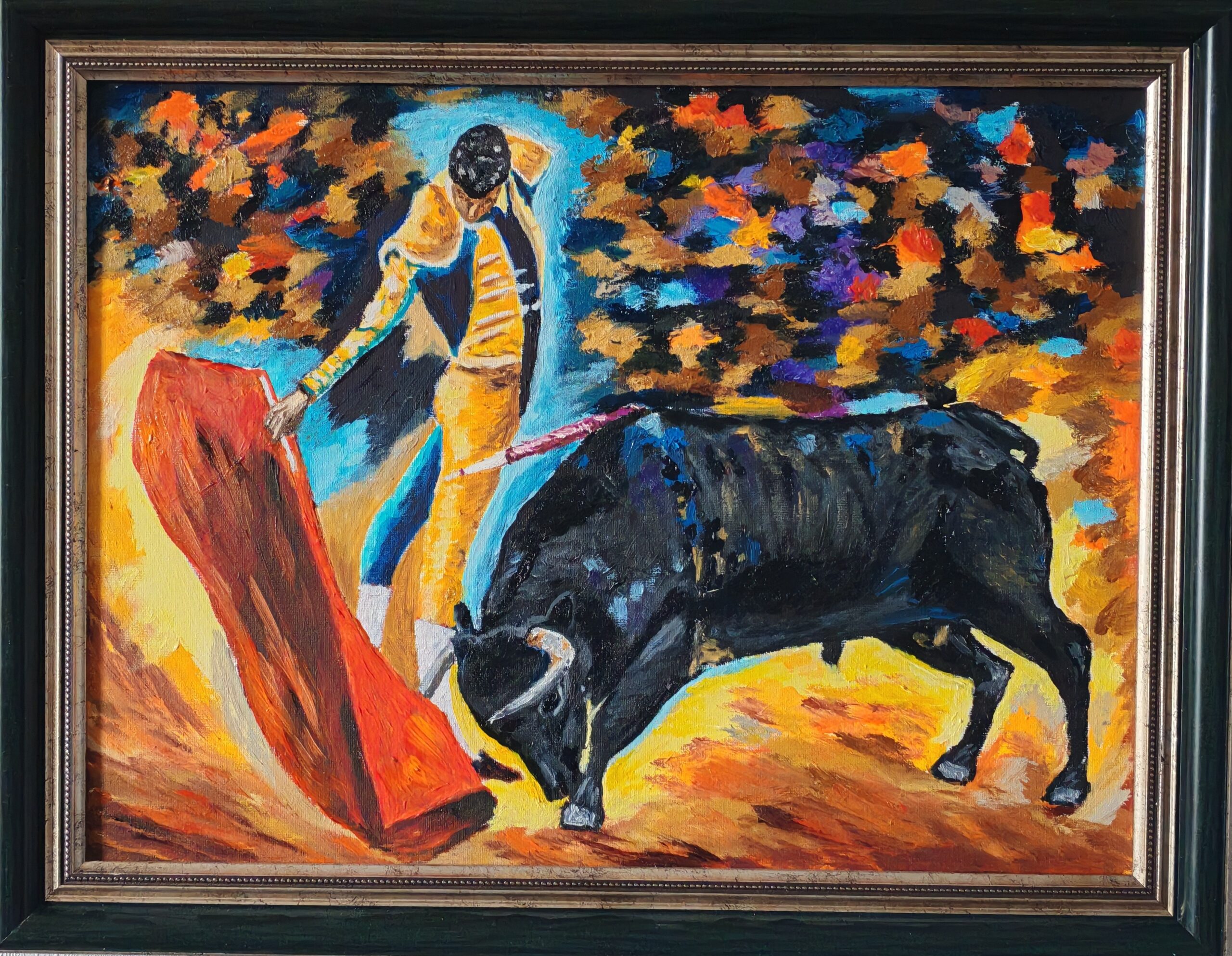 «Коррида» холст, масло, 30х40, 04.2026